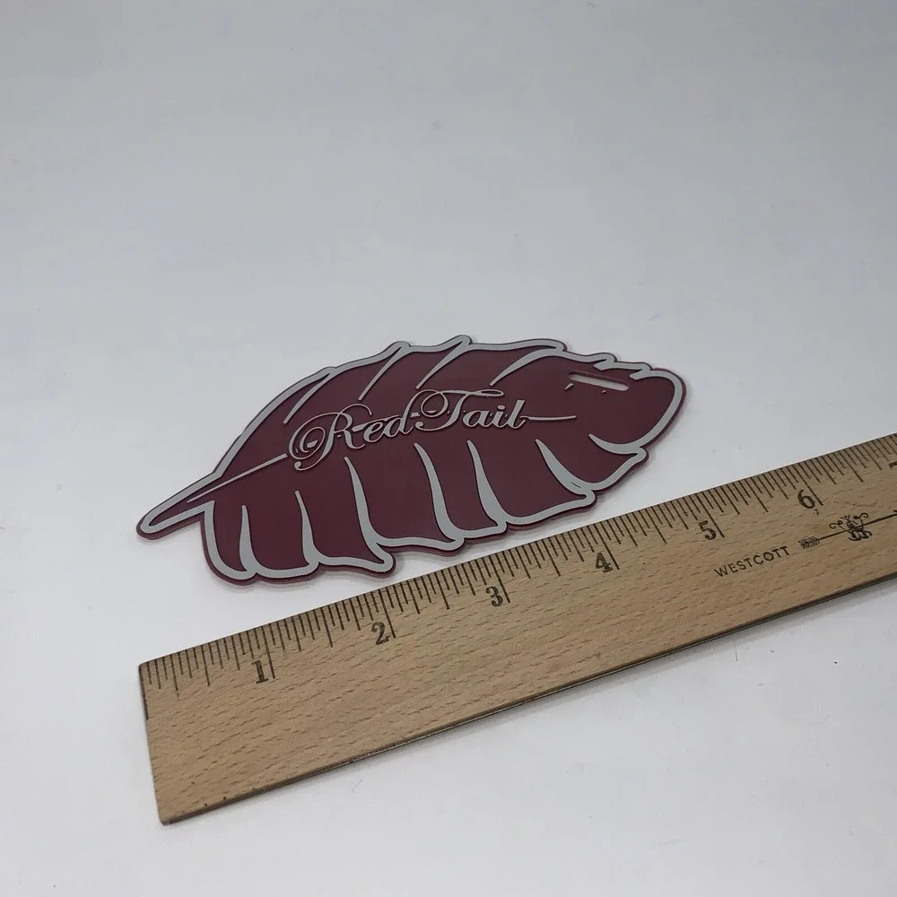 Red Tail Golf Club Guest Leaf Shaped Bag Tag, Sorrento Florida‎